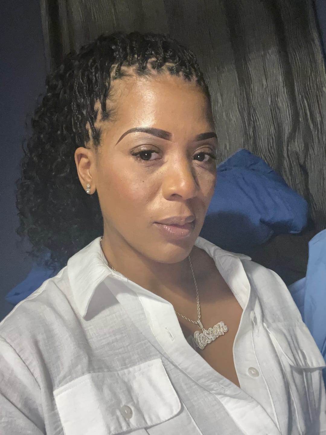 Customer photo review of Loose Deep Wave Human Crochet Hair with Extended Thread for Feed-In Braiding