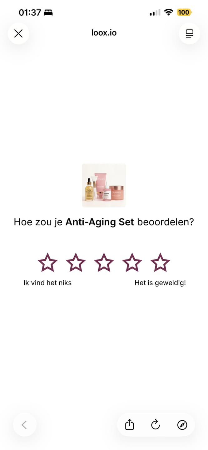 Customer photo review of Anti-Aging Set