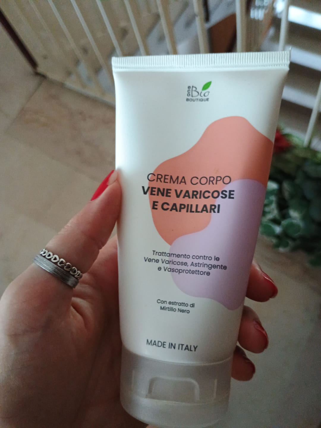 Customer photo review of Crema Vene Varicose e Capillari