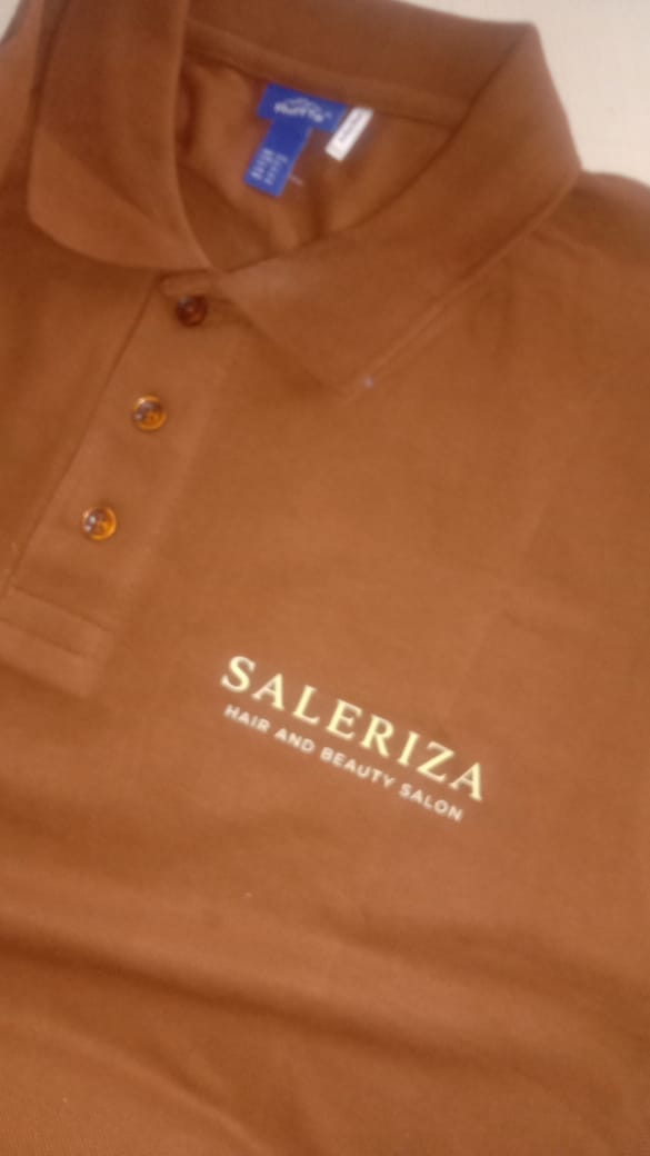 Customer photo review of Customized 100% Pure Cotton Polo T-Shirt With Your Company Logo | Order Logo Printed Tees | PrintMine.in