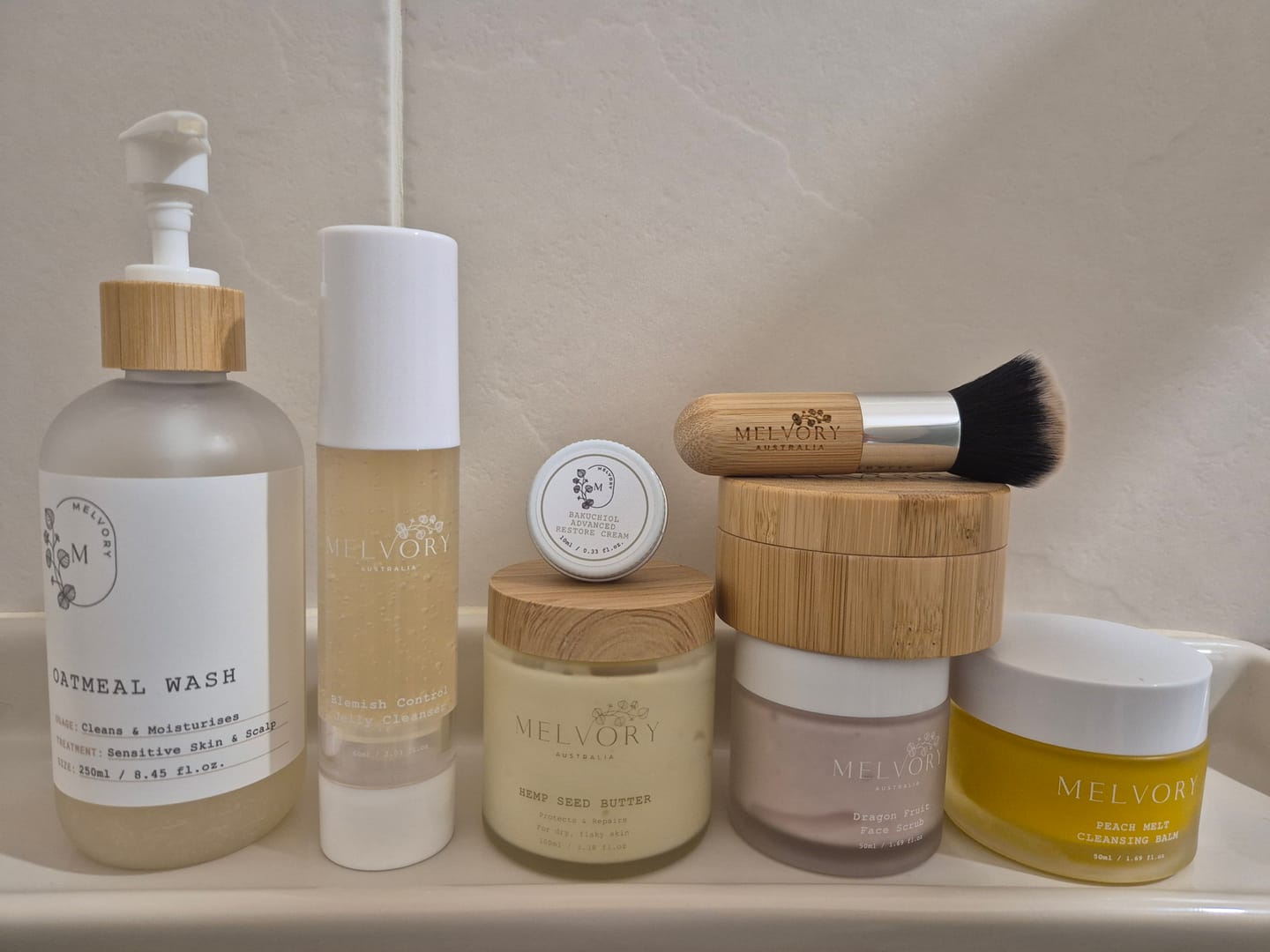 Customer photo review of Peach Melt Cleansing Balm