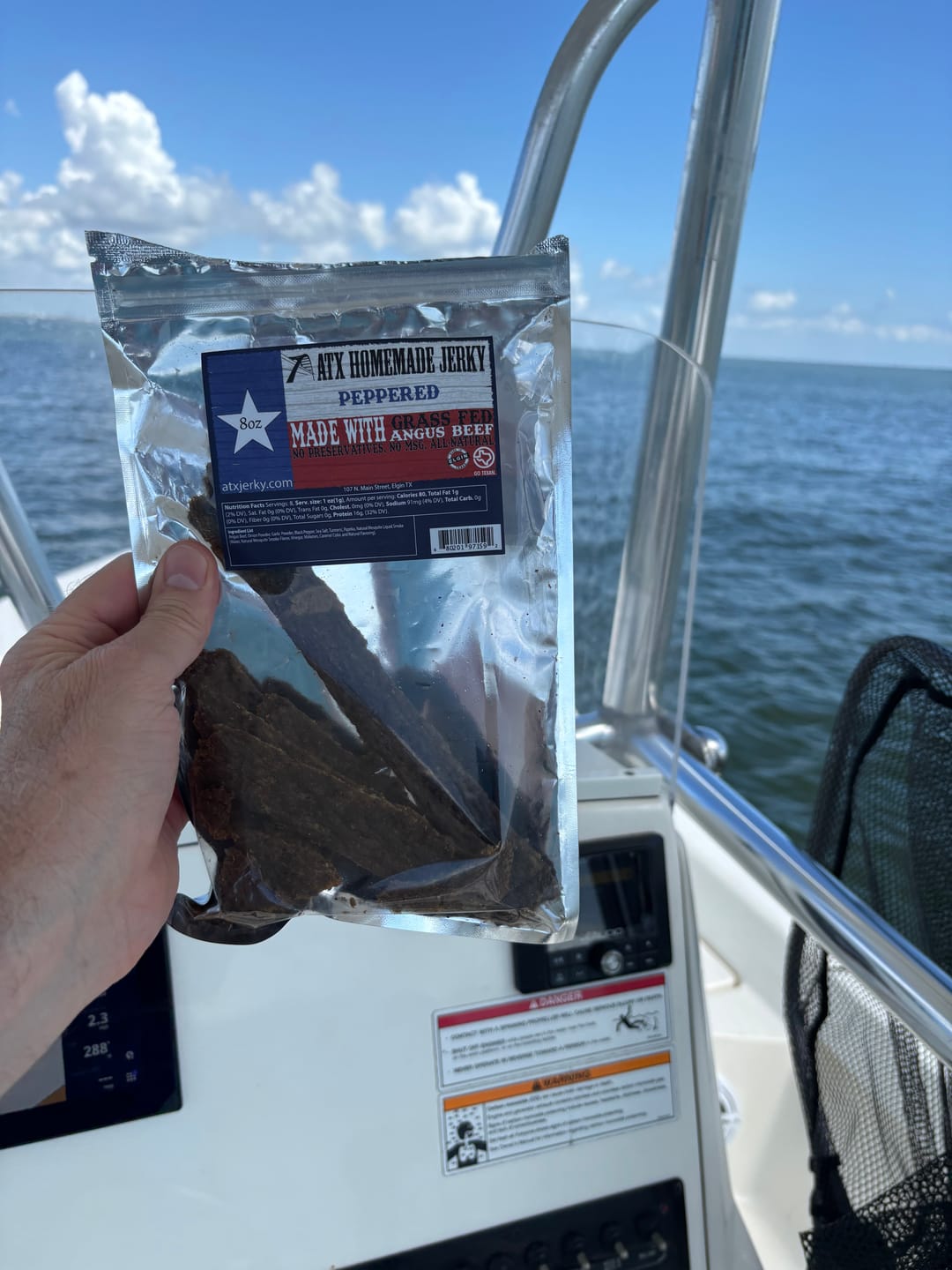 Customer photo review of Peppered Beef Jerky