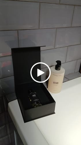 Customer video review of 50ml Fragrance & Body Wash Bundle