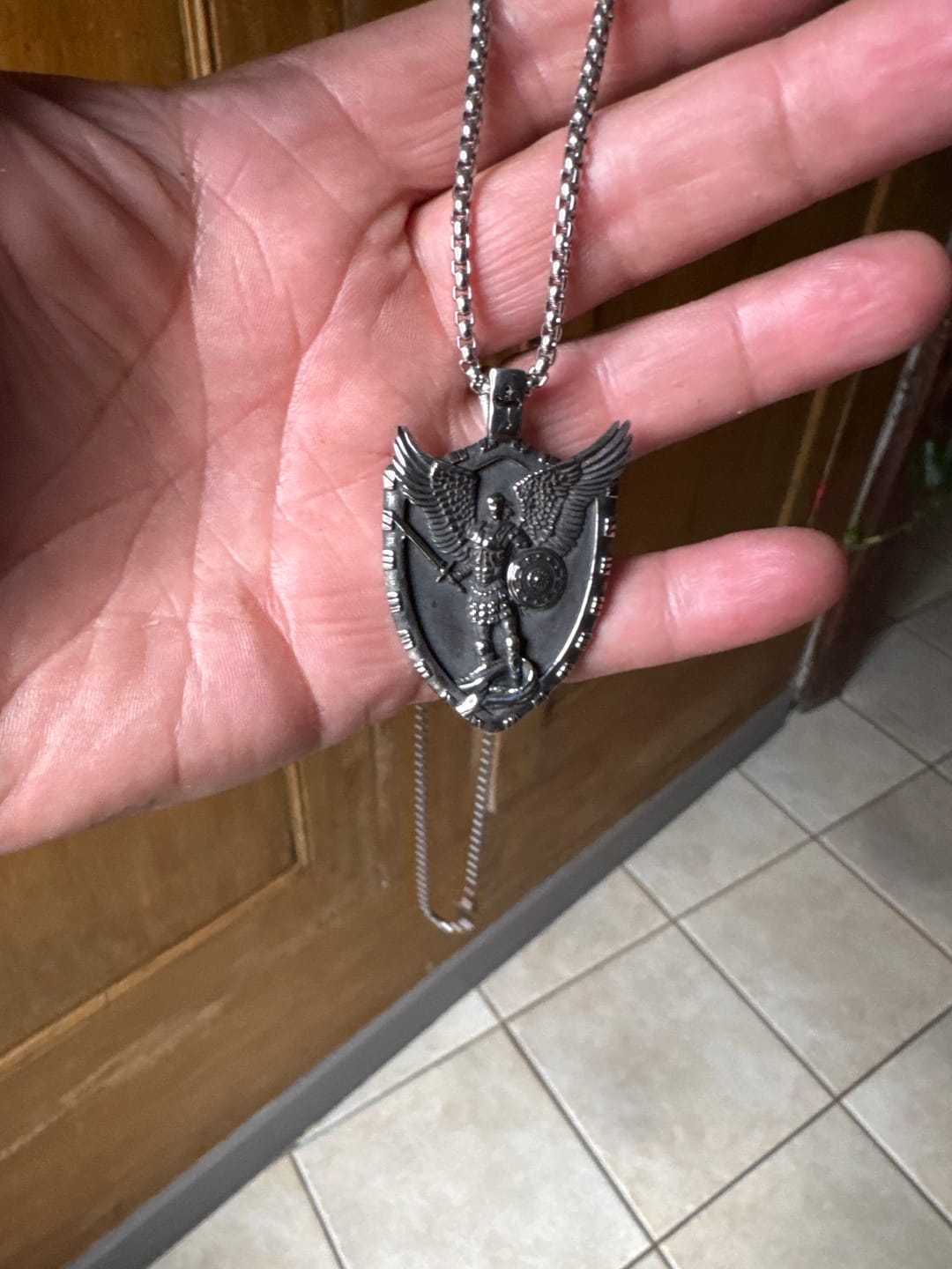 Customer photo review of Collier Puissance de Saint Michel