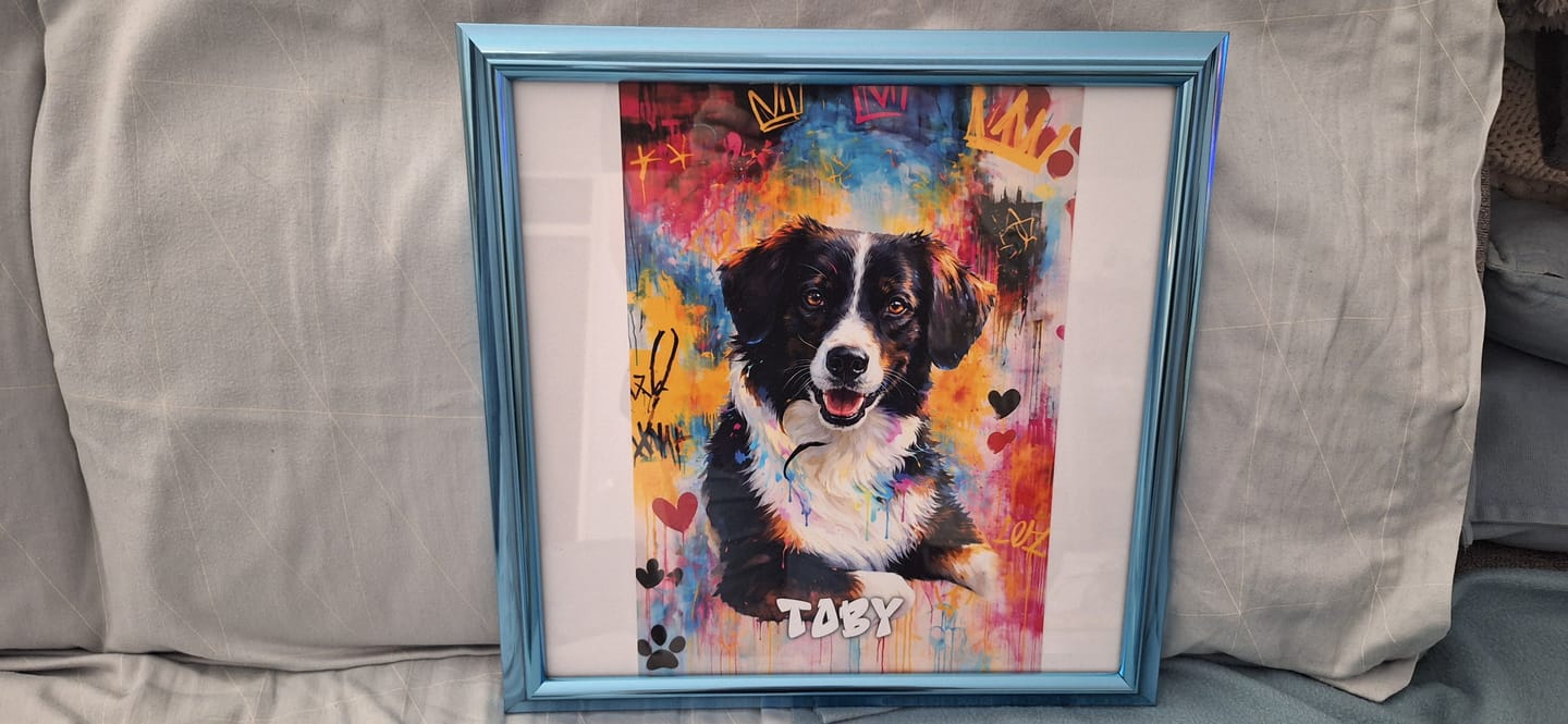 Customer photo review of Graffiti - Gepersonaliseerde Poster