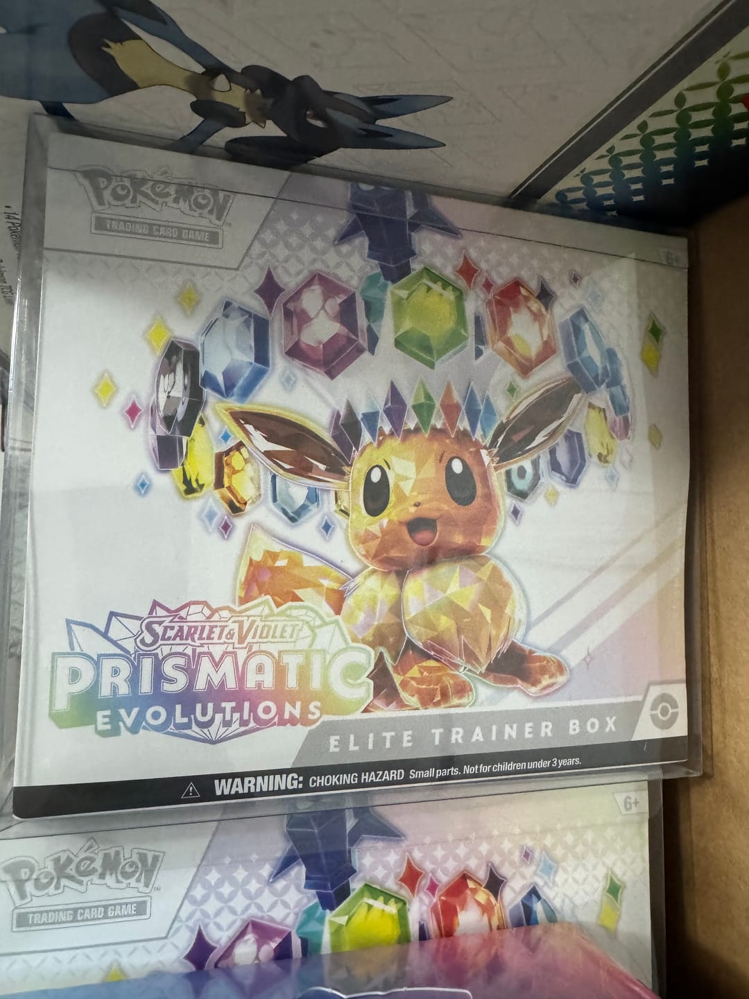 Customer photo review of Prismatic Evolutions Super-Premium Collection - SV: Prismatic Evolutions