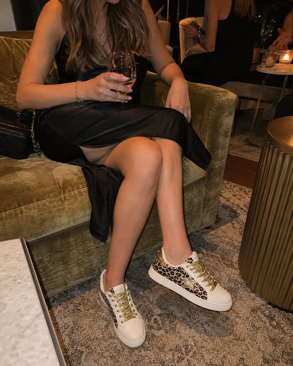 Customer photo review of Lucky Step Star Glitter Sneakers