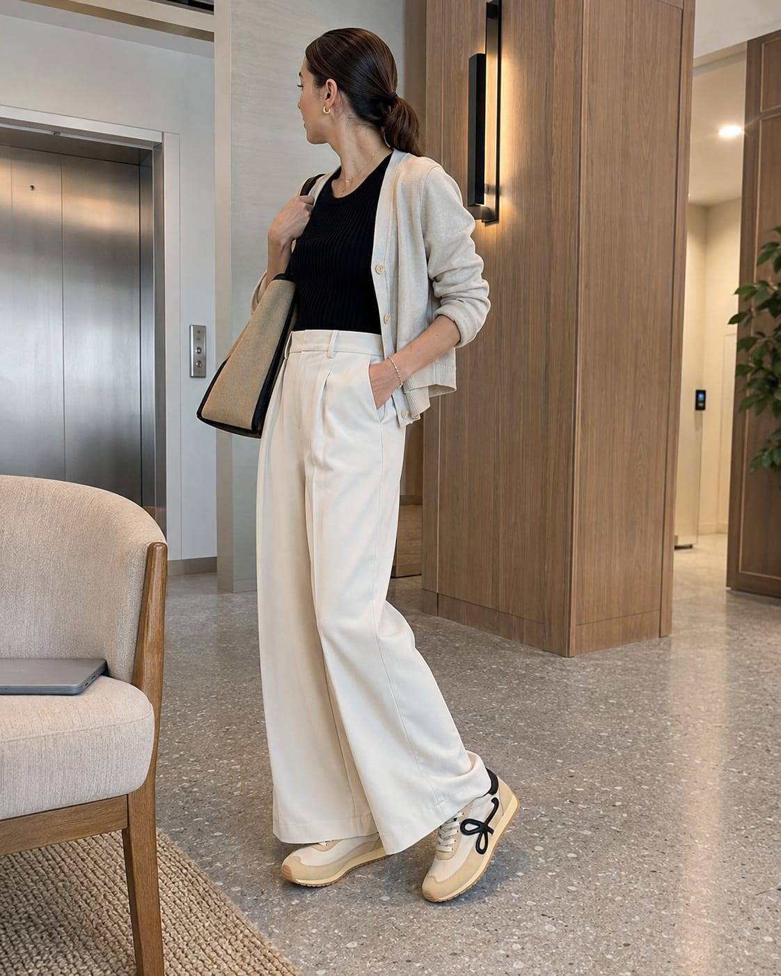 Customer photo review of Lucky Step Retro Runner Sneakers