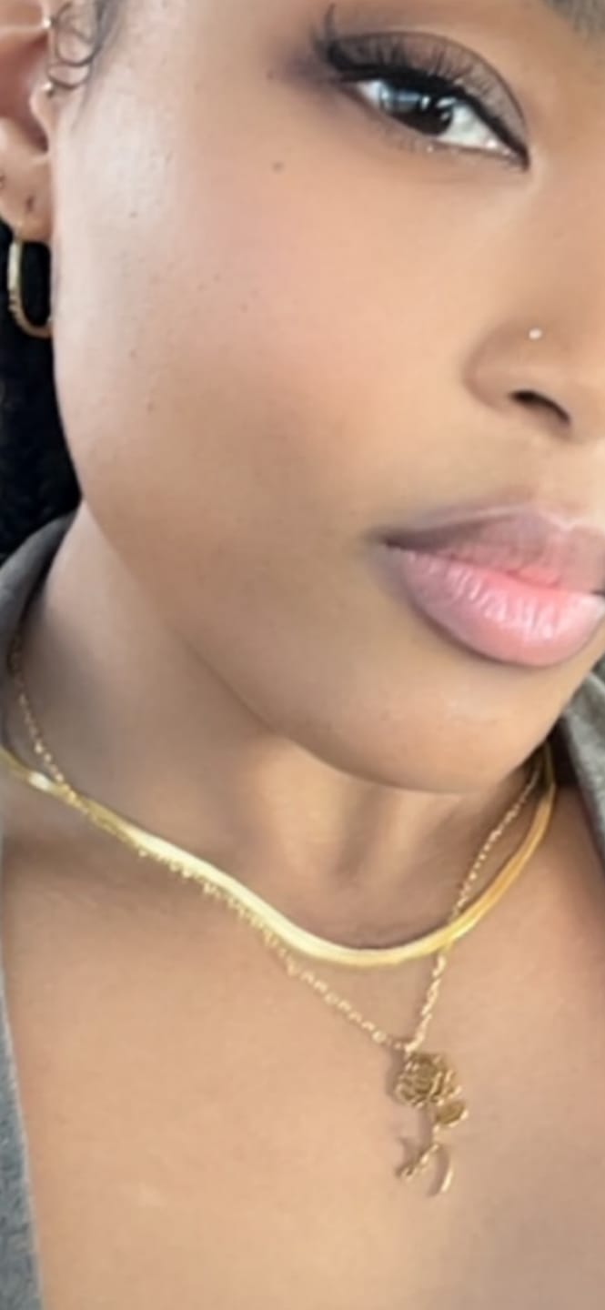 Customer photo review of Herringbone Necklace - 3mm