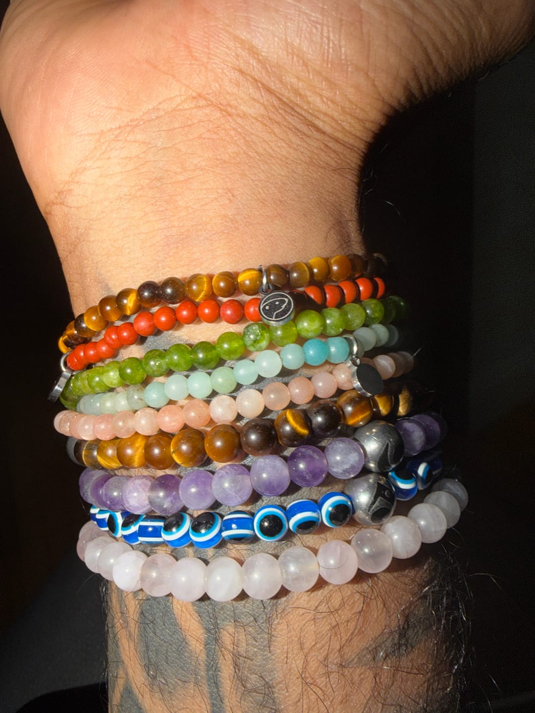 Customer photo review of Peridot Bracelet Mini