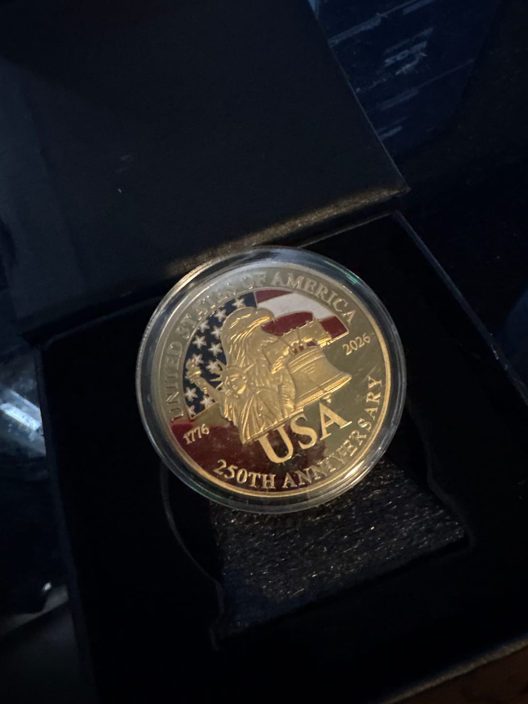 Customer photo review of Limited Edition 250th Gold Coin