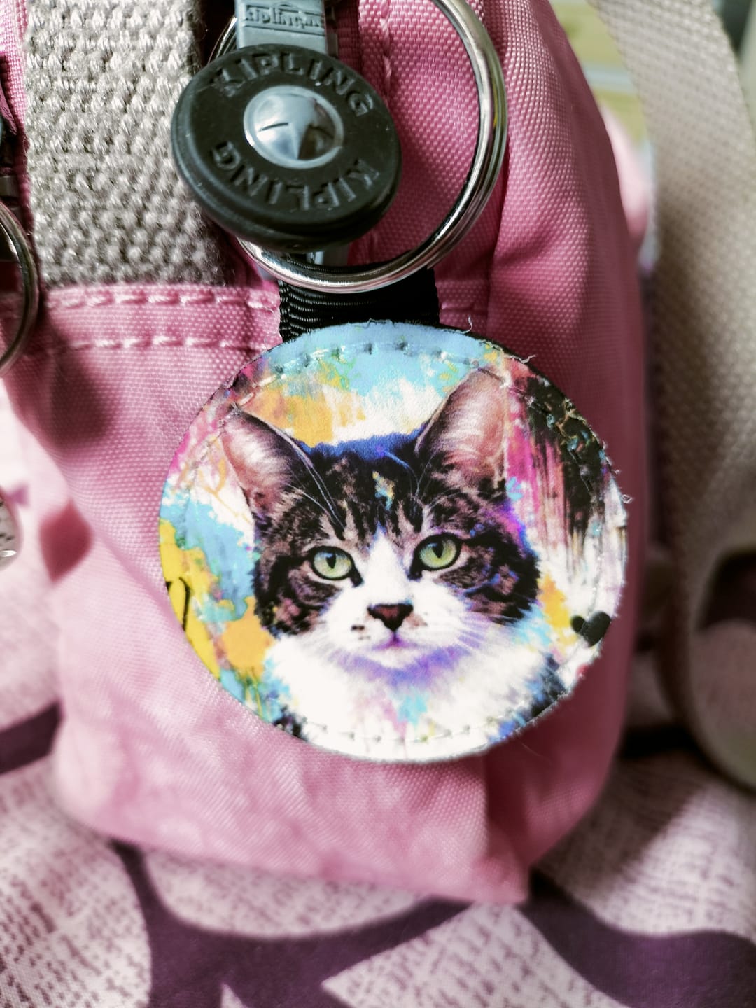 Customer photo review of Graffiti - Personalised Keychain