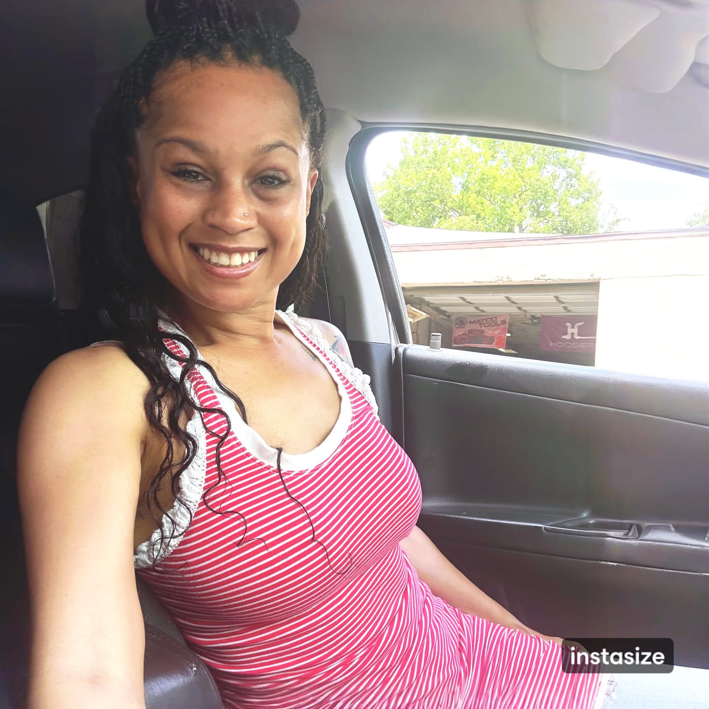 Customer photo review of Crochet Mermaid Braids with Loose Wave Human Hair Curls