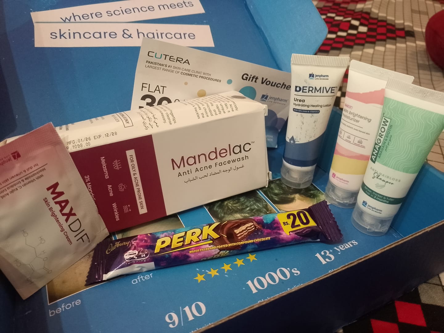 Customer photo review of MandelAC Facewash