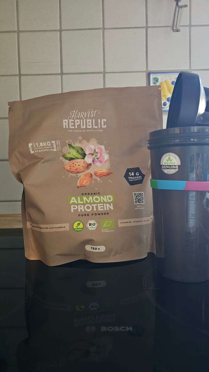 Customer photo review of Almond Protein - Natural