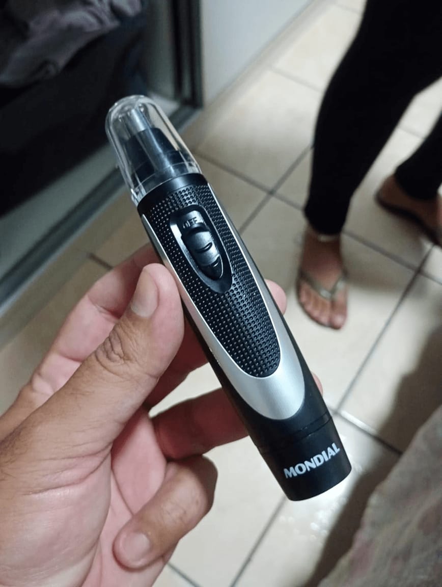 Customer photo review of Aparador de Pelos ULTRATEC Bateria | Classic, Preto/Prata