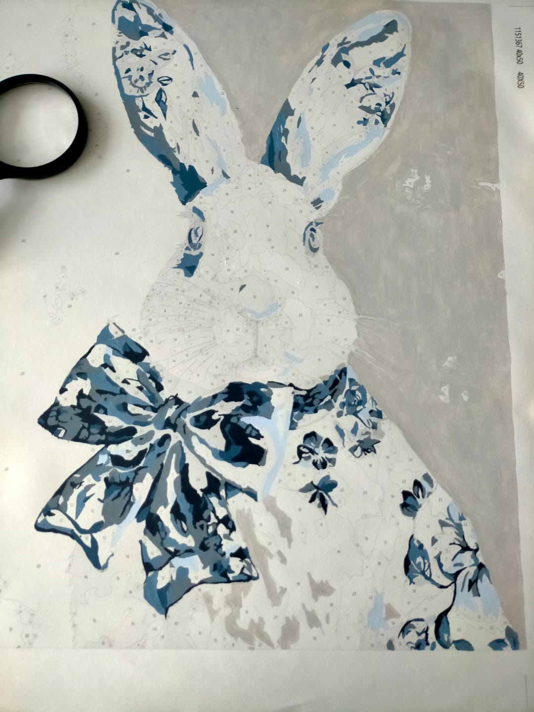 Customer photo review of Delfts blauw konijn