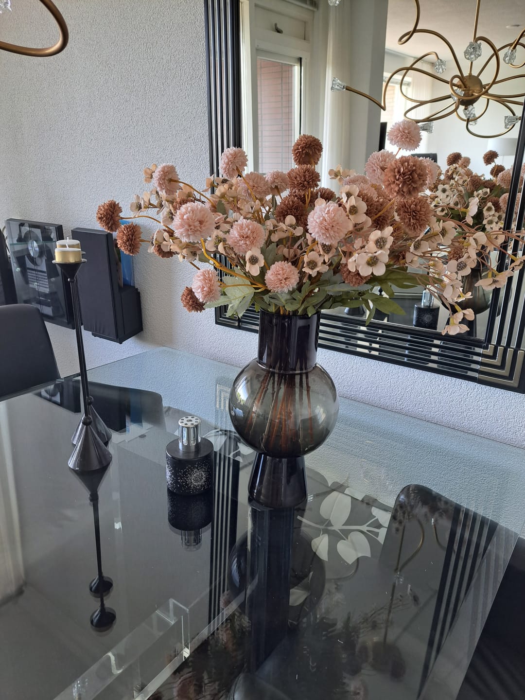 Customer photo review of Wax Arrangement - Crème mix