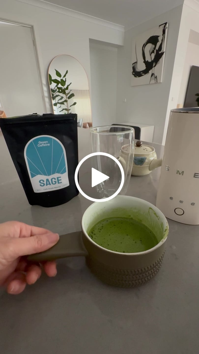 Customer video review of Sage Barista Matcha