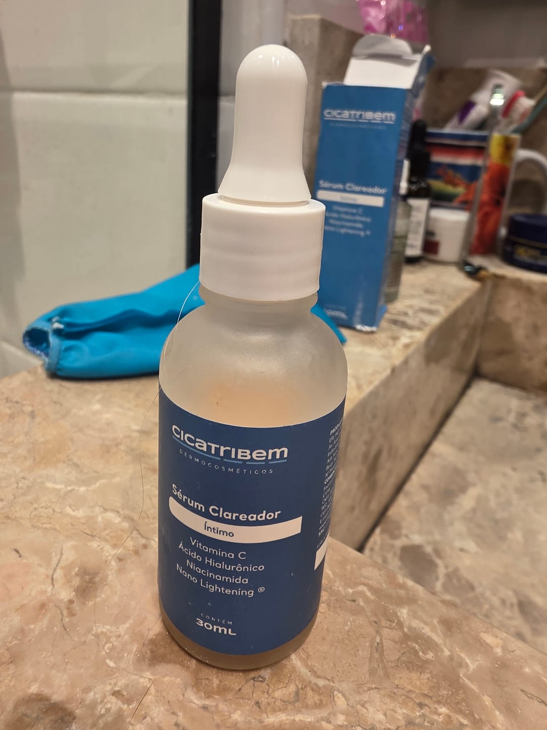 Customer photo review of Sérum Clareador Íntimo 30ml