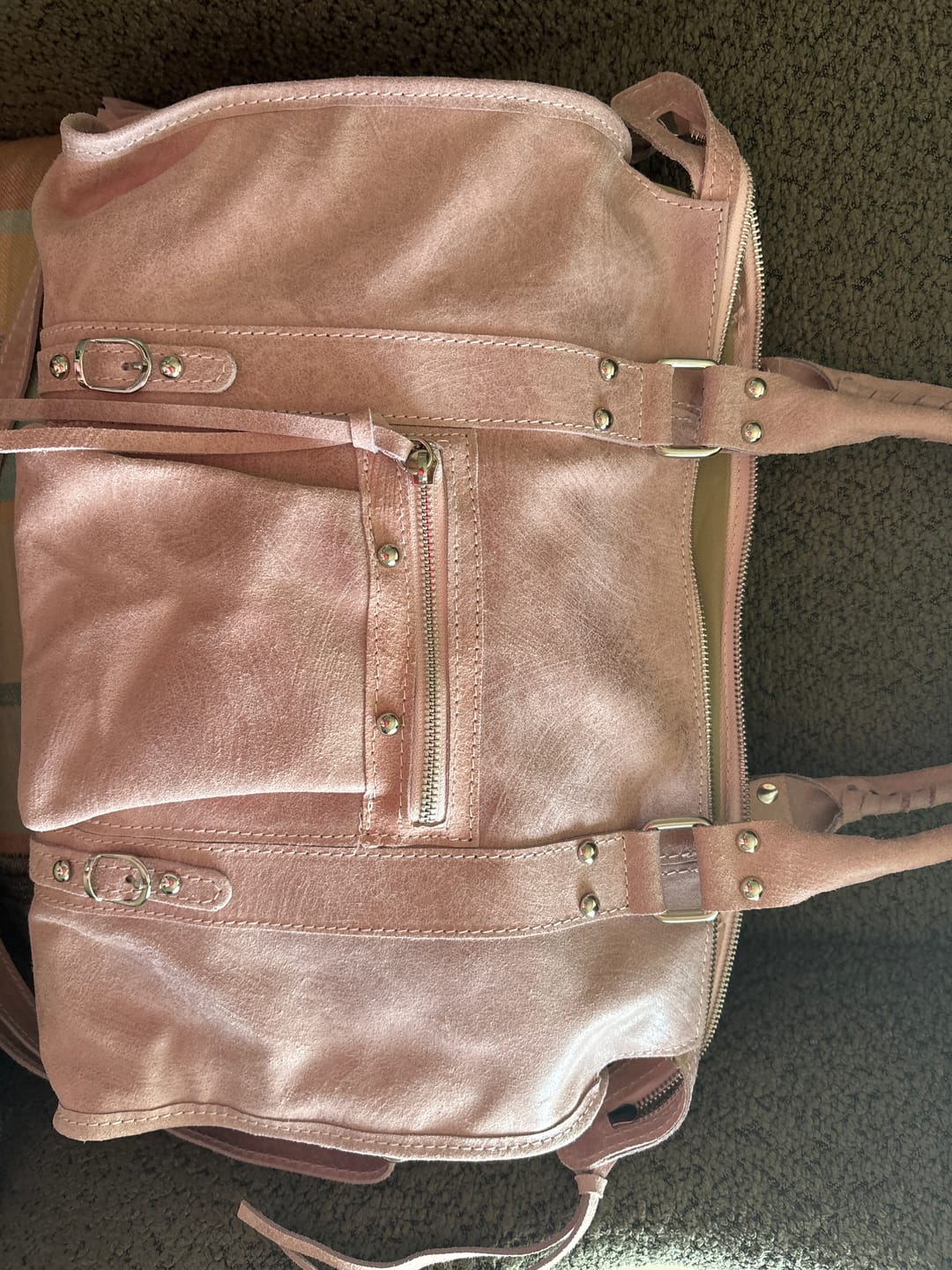 Customer photo review of It girl bag vanilla pink silver