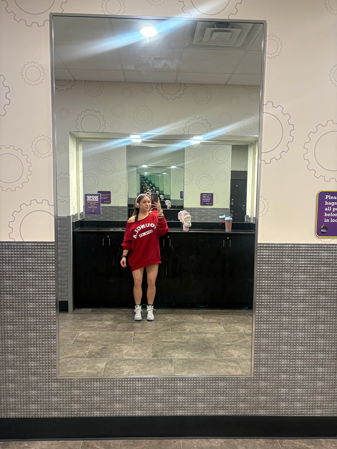 Customer photo review of W5198 - P.E. Crewneck