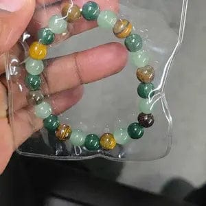 Customer photo review of FuAttract Growth Balance Luck Positive Energy Tiger's Eye Green Aventurine Agate Bracelet