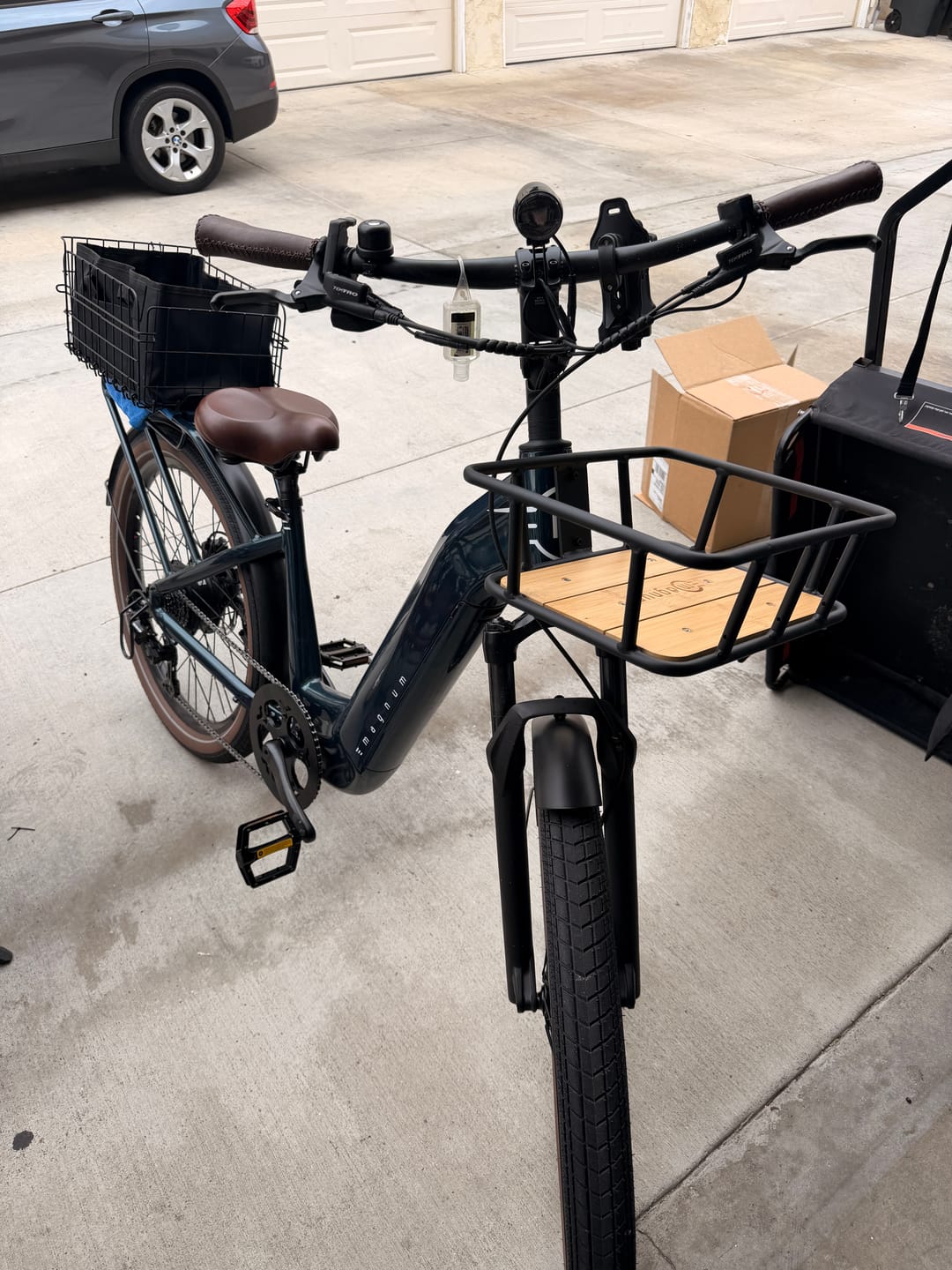 Customer photo review of Multi-Purpose Front Cargo Basket