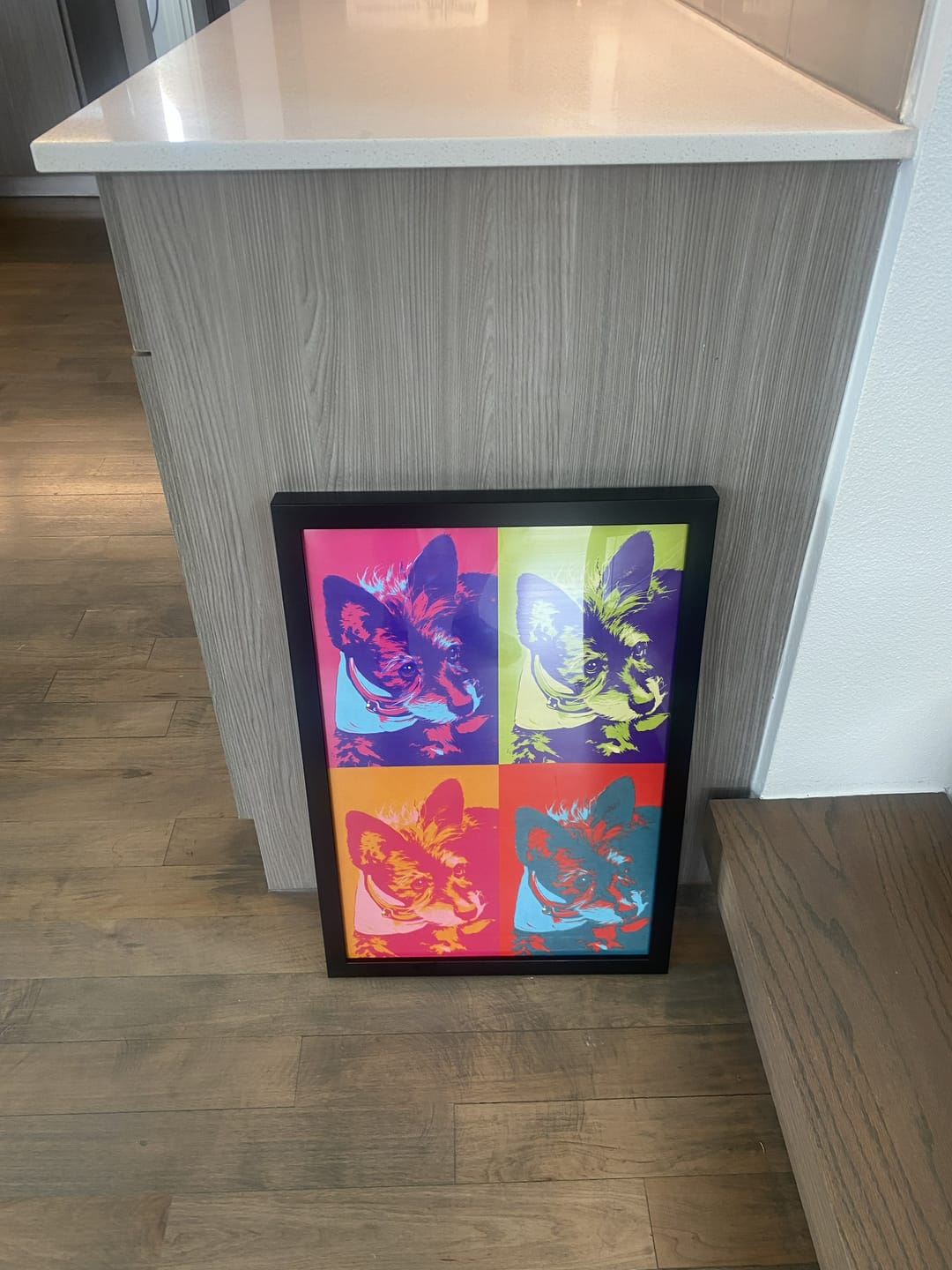 Customer photo review of Color Squares - Personalized Poster