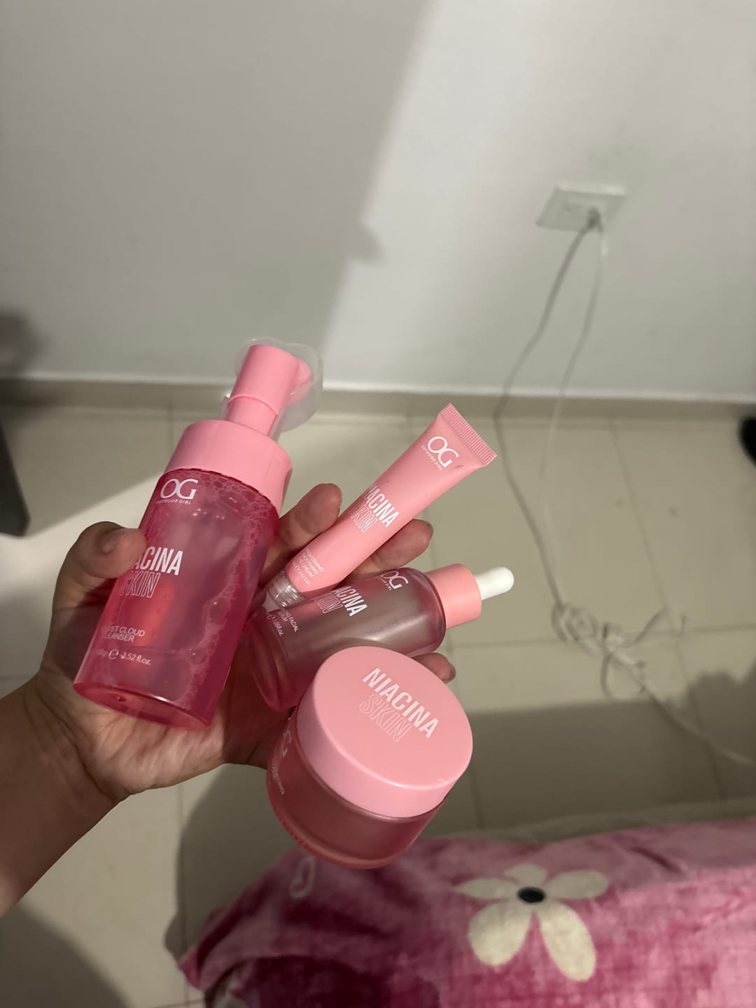 Customer photo review of KIT DE NIACINAMIDA X4 PRODUCTOS