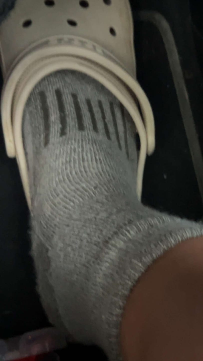 Customer photo review of Premium Alpaca Wool Socks