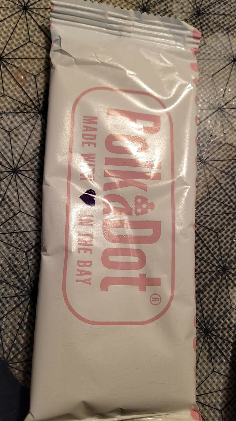 Customer photo review of Chocolate Cream Pie Chocolate Bar (12,000 MG)