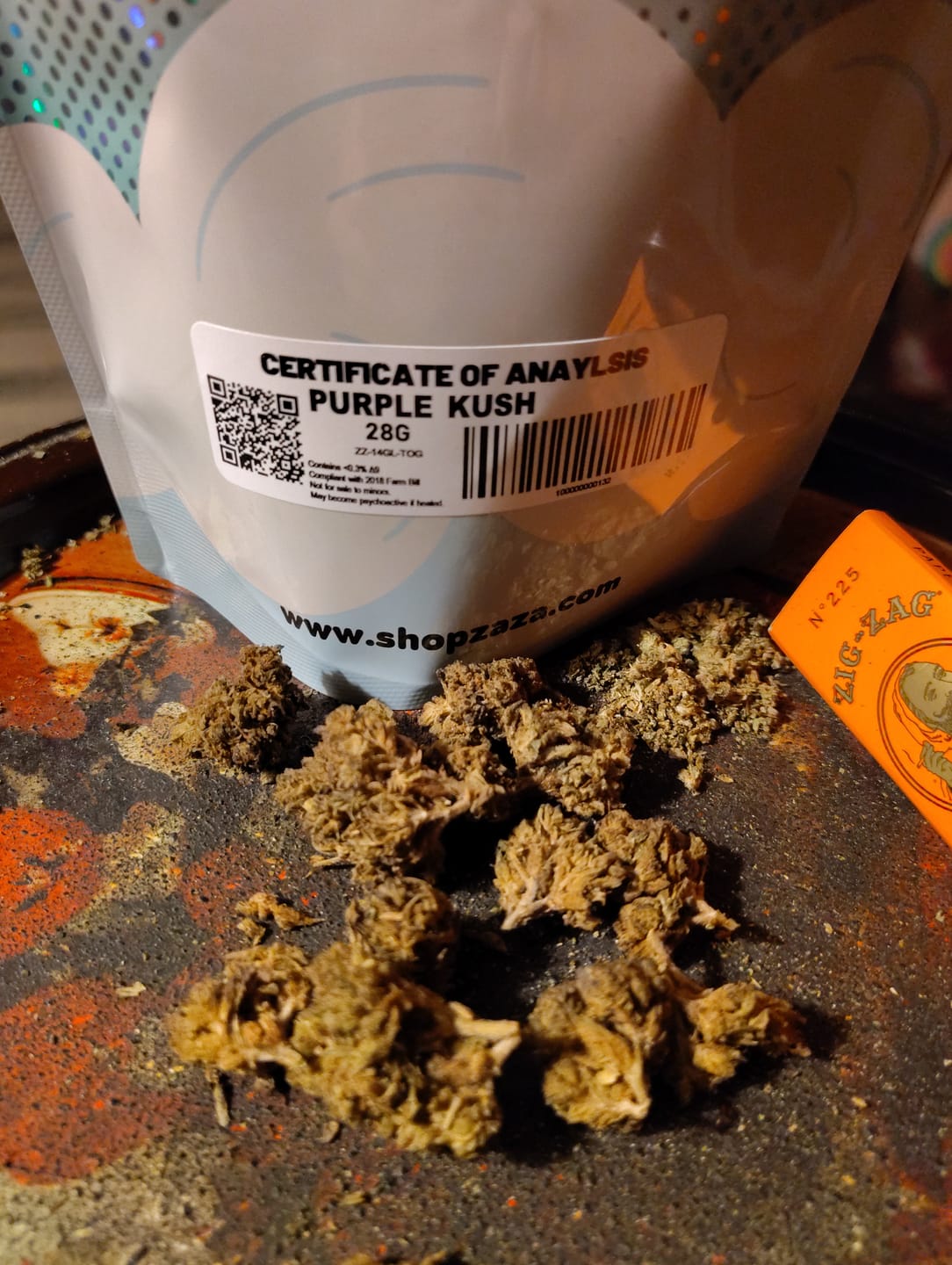 Customer photo review of Purple Kush - 28 Grams - Indica