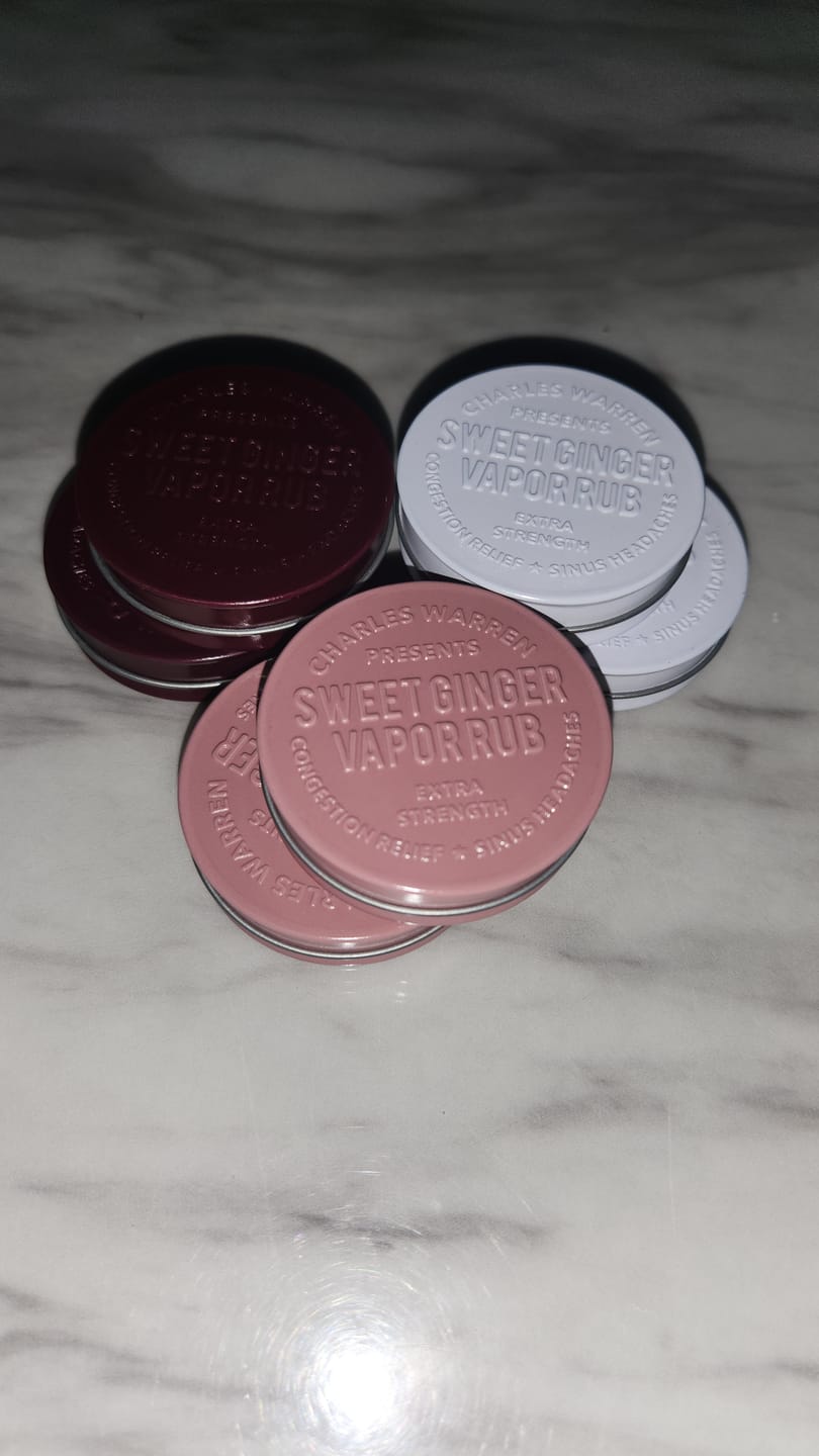 Customer photo review of Extra Strength Sweet Ginger Vapor Rub [Compact]