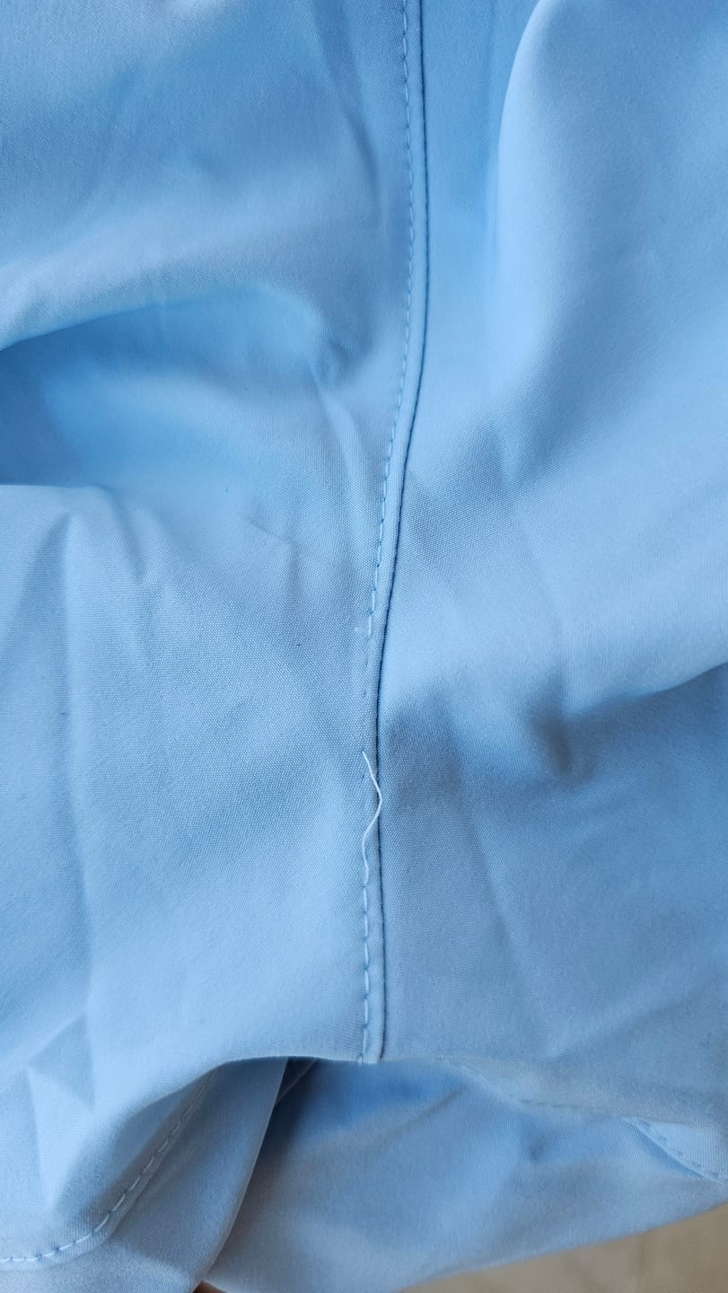 Customer photo review of Baby Blue Swim Shorts (4 Way Stretch)