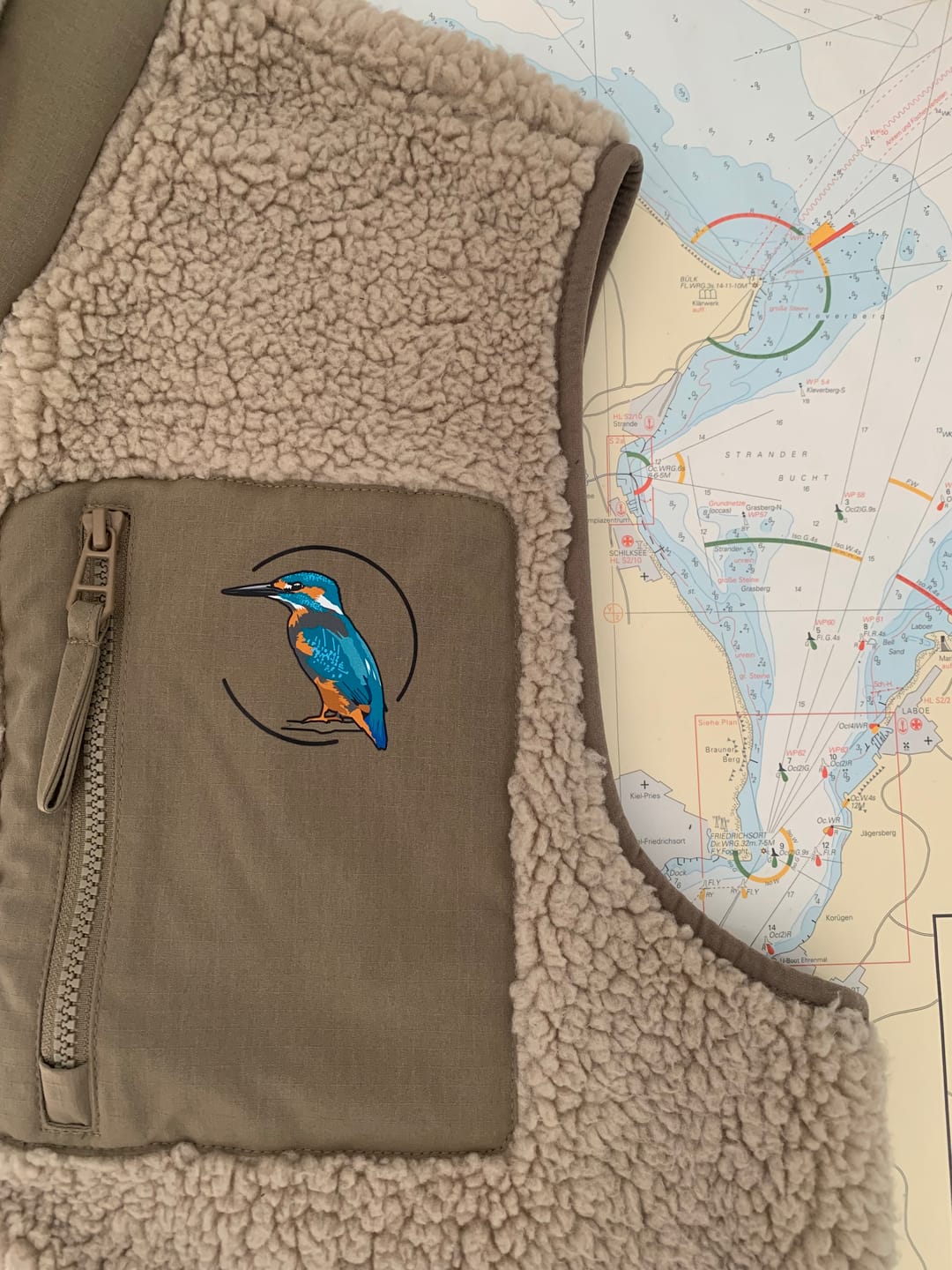 Customer photo review of Eisvogel ganz Sherpa Unisex Weste