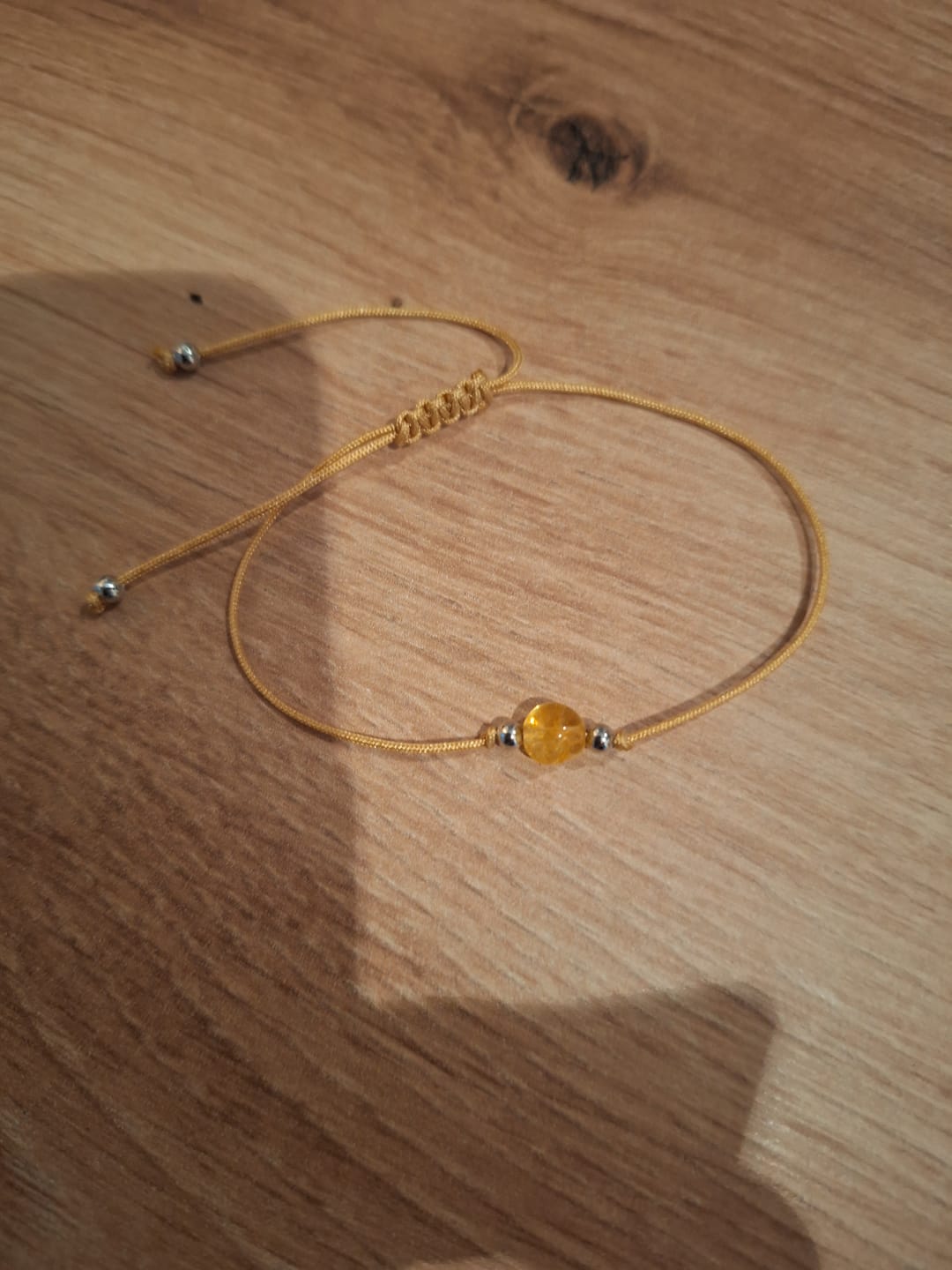 Customer photo review of Citrin Armband - Naturband