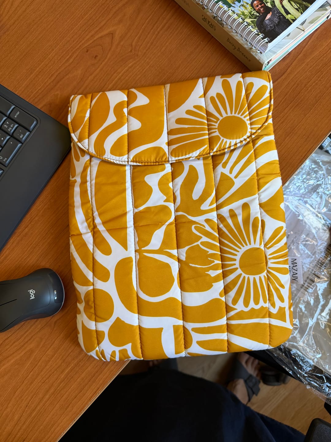 Customer photo review of Laptop Sleeve – Sunflower