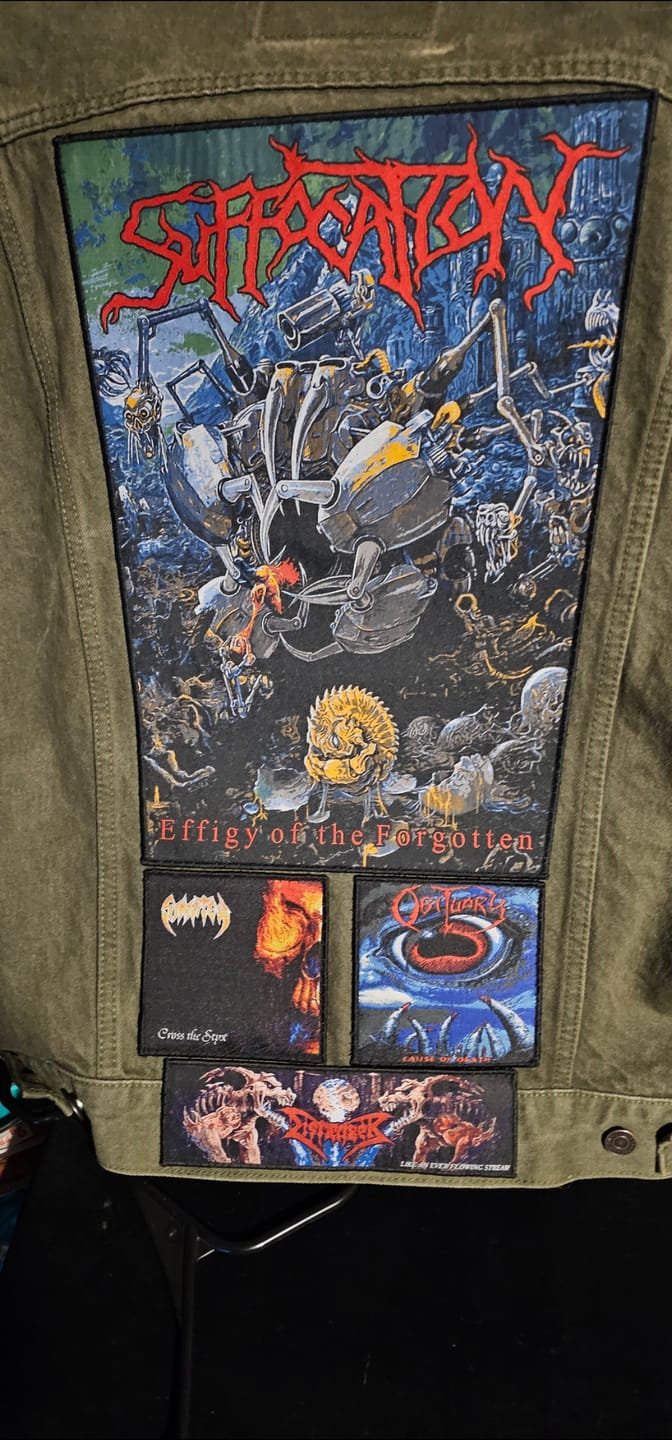Customer photo review of Suffocation - Effigy of the Forgotten - Backpatch