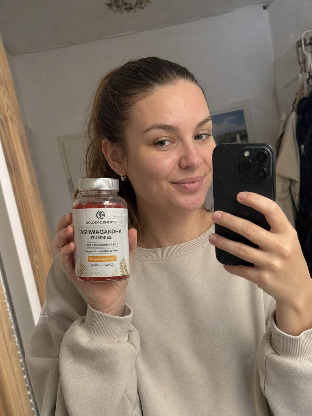 Customer photo review of Ashwagandha + Vitamin B6 Gummies - 60 Stk.