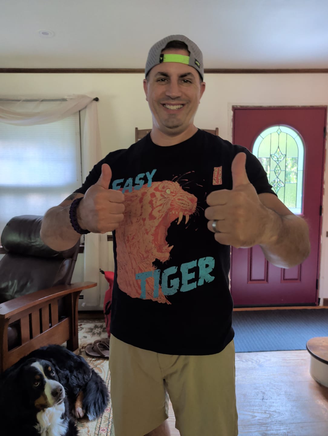 Customer photo review of Easy Tiger T-Shirt