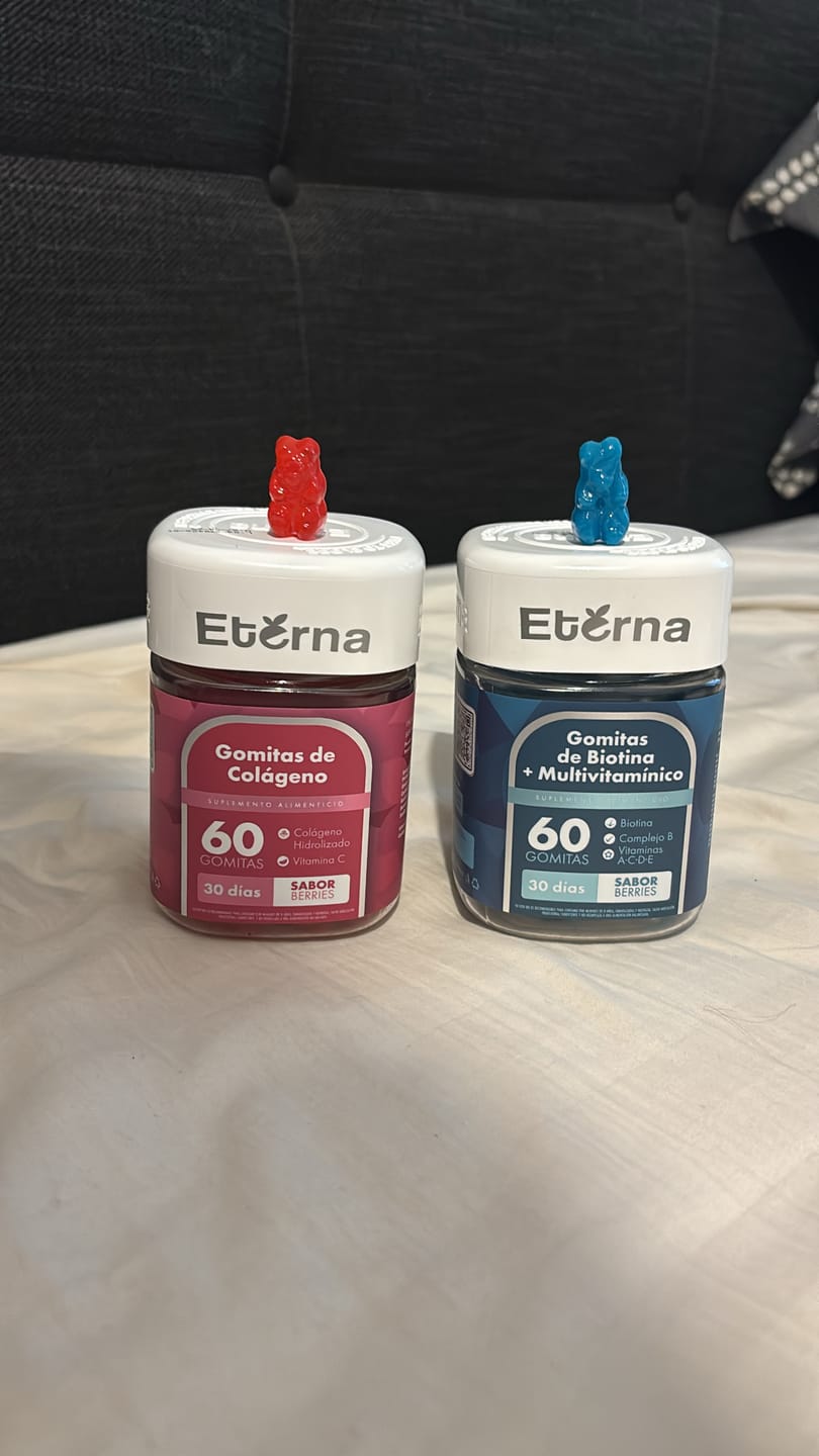 Customer photo review of Pack Biotina + Colágeno | Suscripción