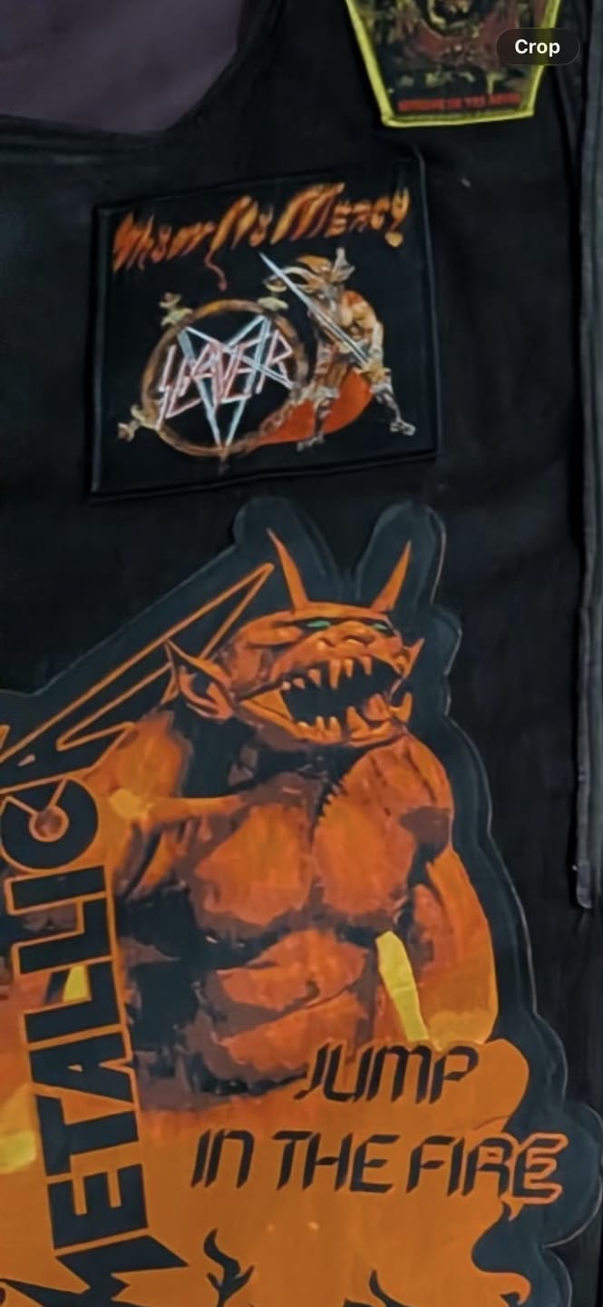 Customer photo review of Slayer - Show No Mercy -  Square Patch