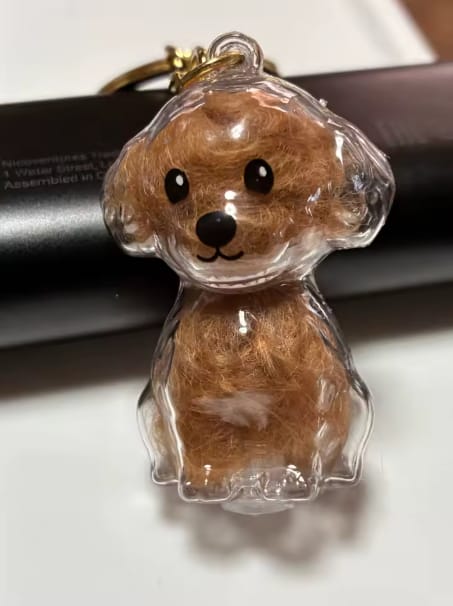 Customer photo review of Llavero Recuerdo de tu Mascota