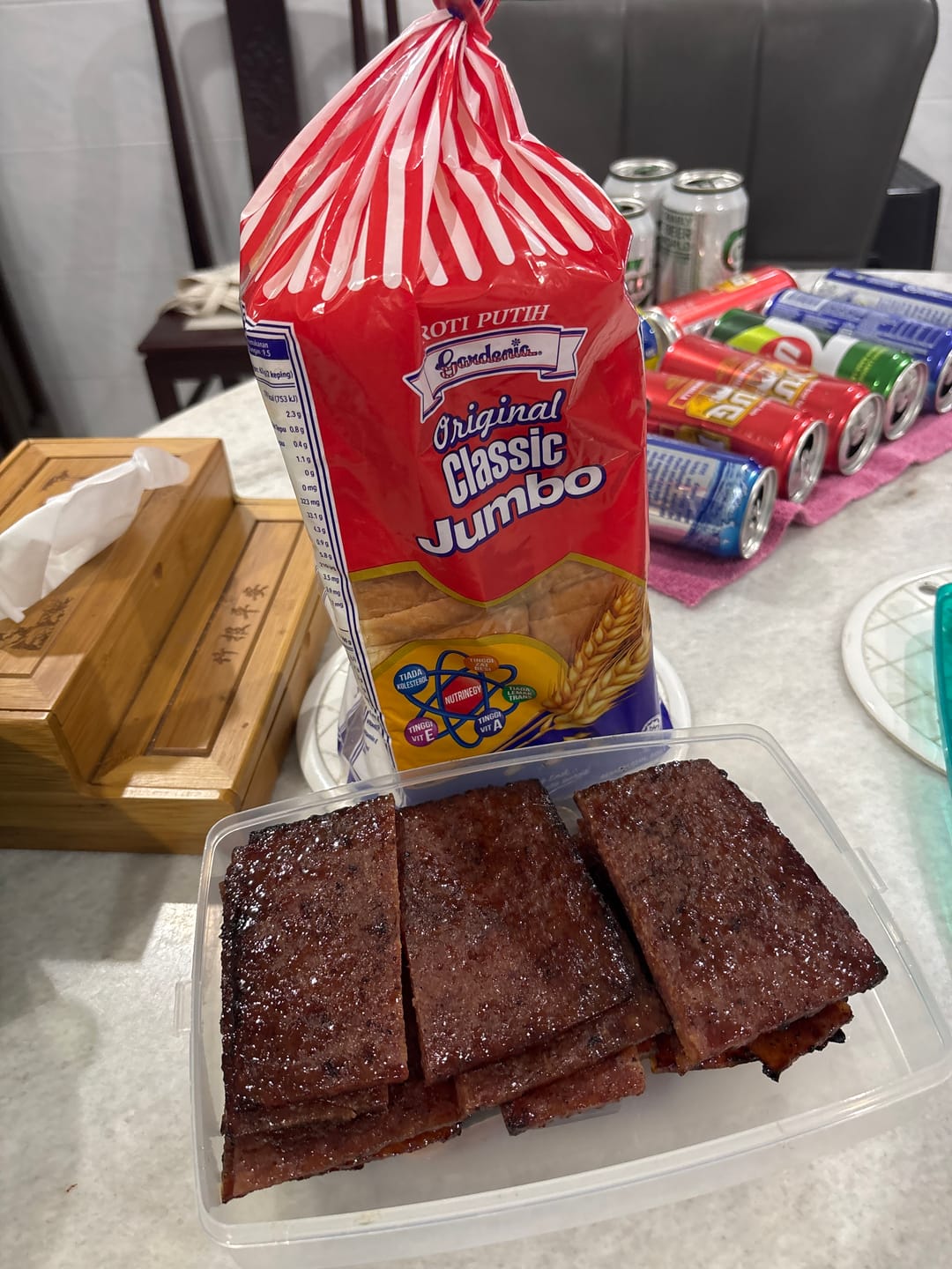 Customer photo review of BBQ Minced Pork Dried Meat Bakkwa