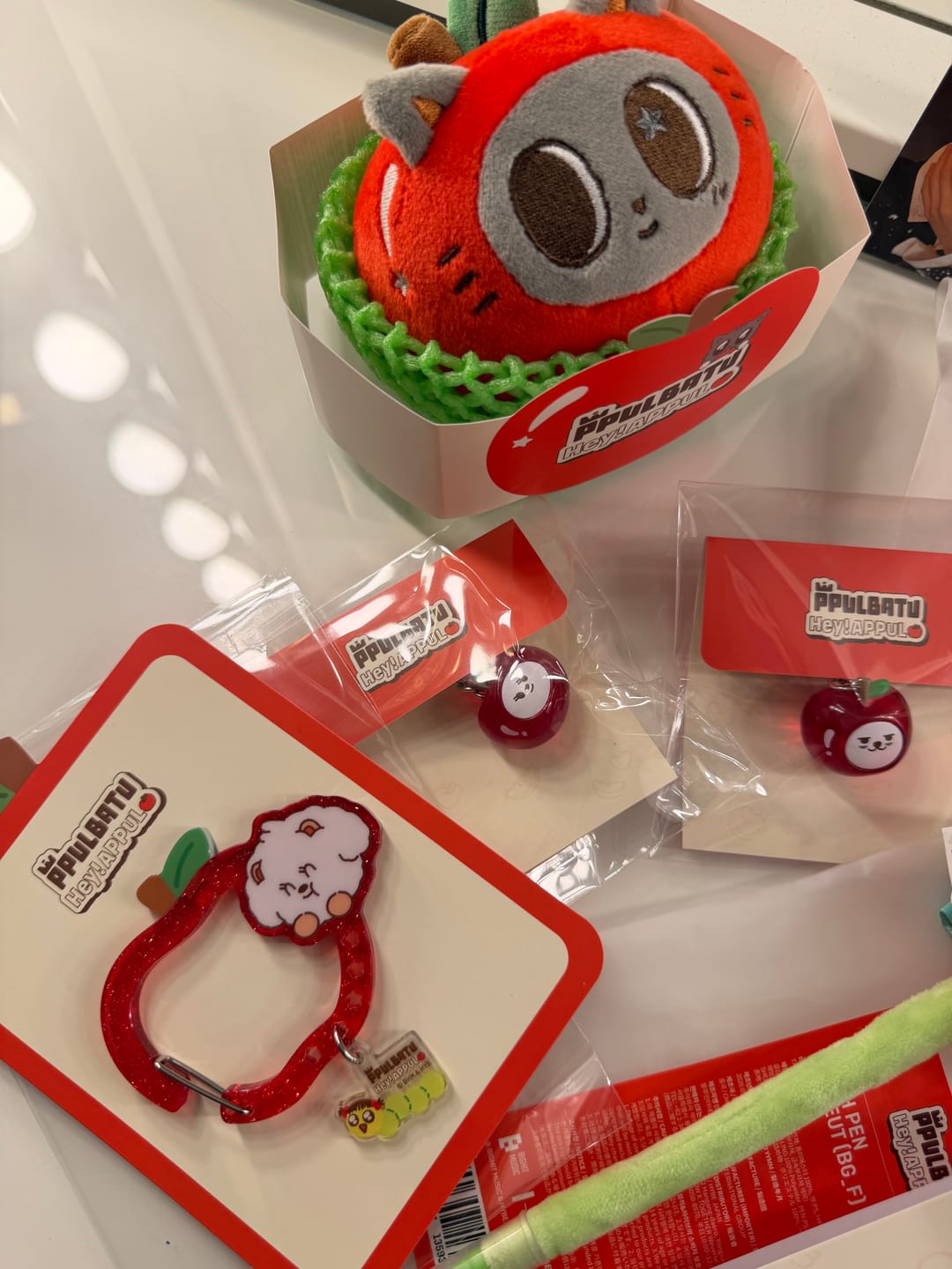 Customer photo review of TXT - PPULBATU HEY! APPUL OFFICIAL MD MINI KEYRING