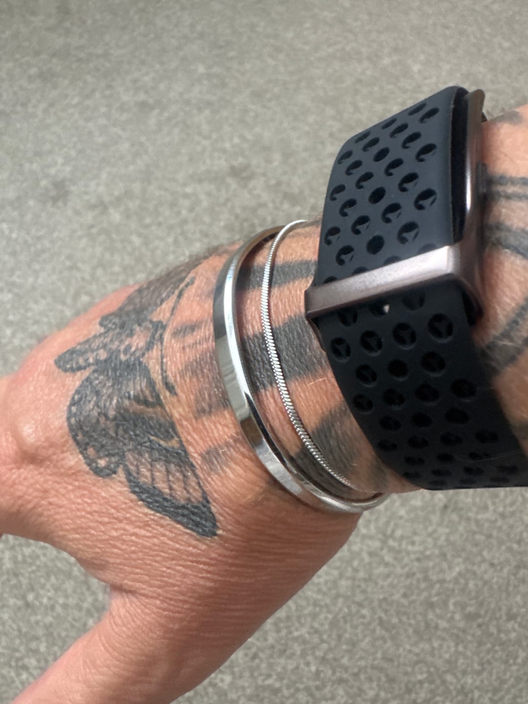 Customer photo review of Minimal Square Bracelet