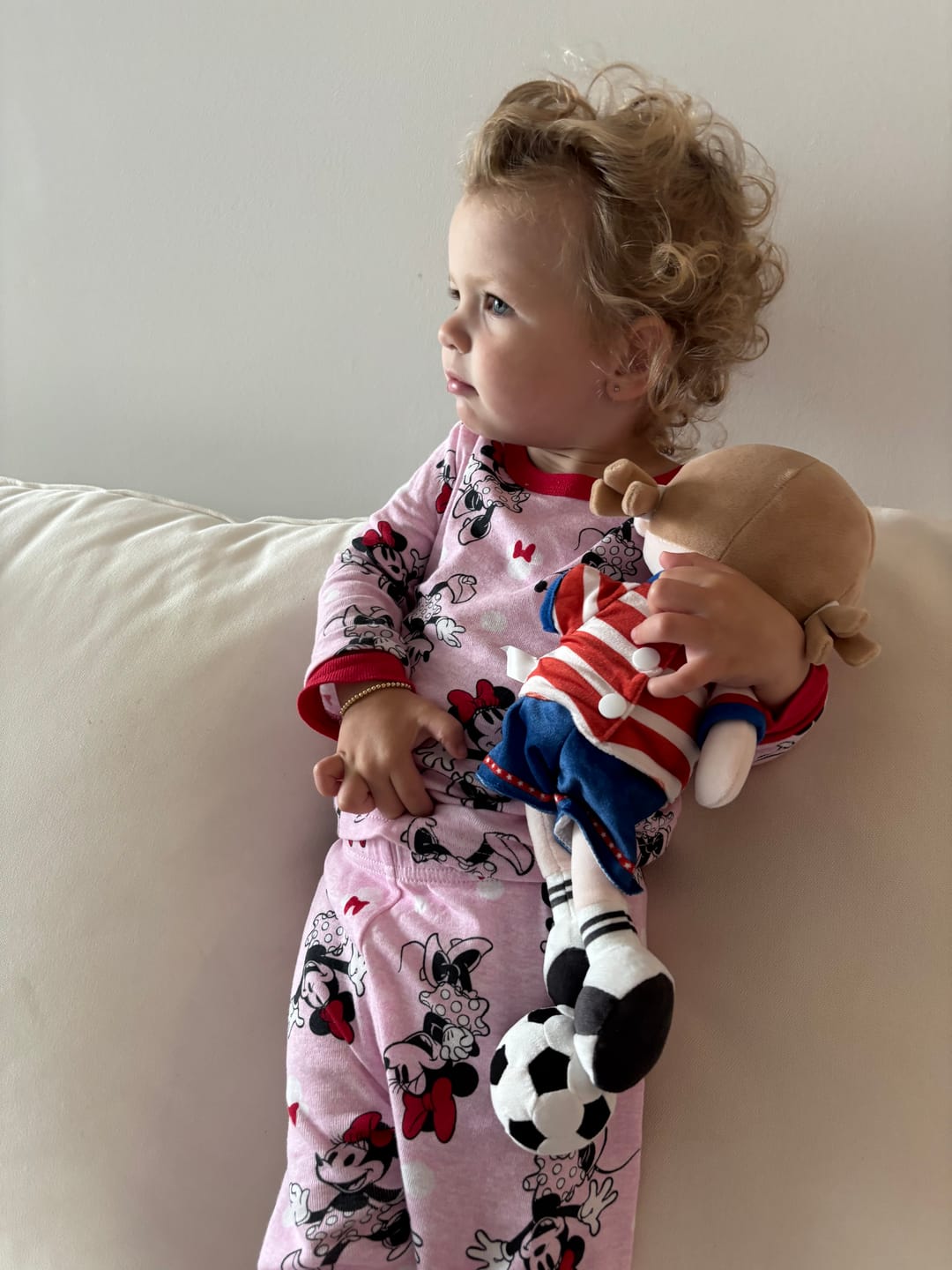 Customer photo review of [PRE-ORDER] Personalized Soccer Girl - USA (2 Skin Tones)