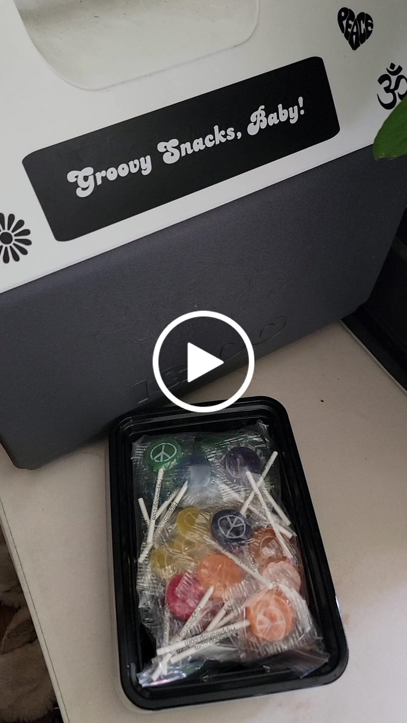 Customer video review of Hippie Shop Peace Pop Lollipops