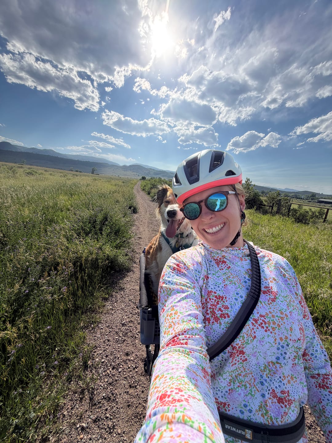 Customer photo review of Sunny Hoody: Ditsy Daydream